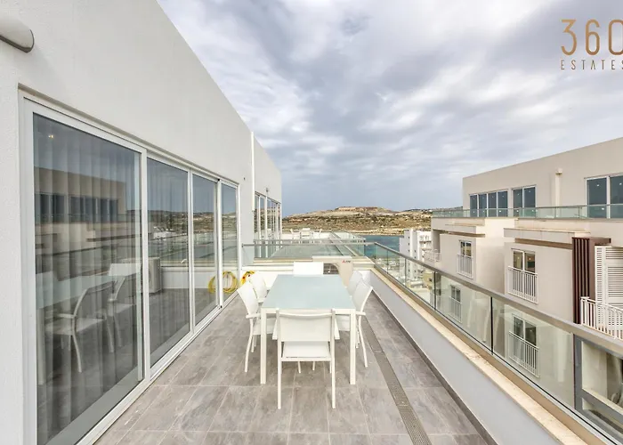 Plan Court Seaside Suites In Qawra By 360 Estates
