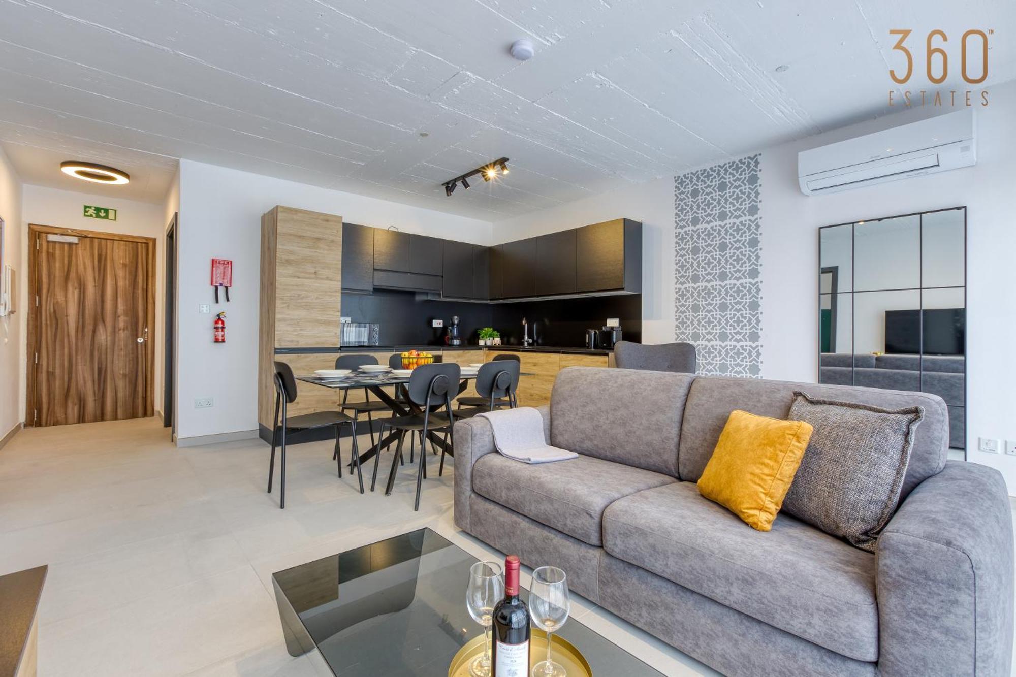 Apartment Plan Court Seaside In Qawra By 360 Estates St. Paul's Bay