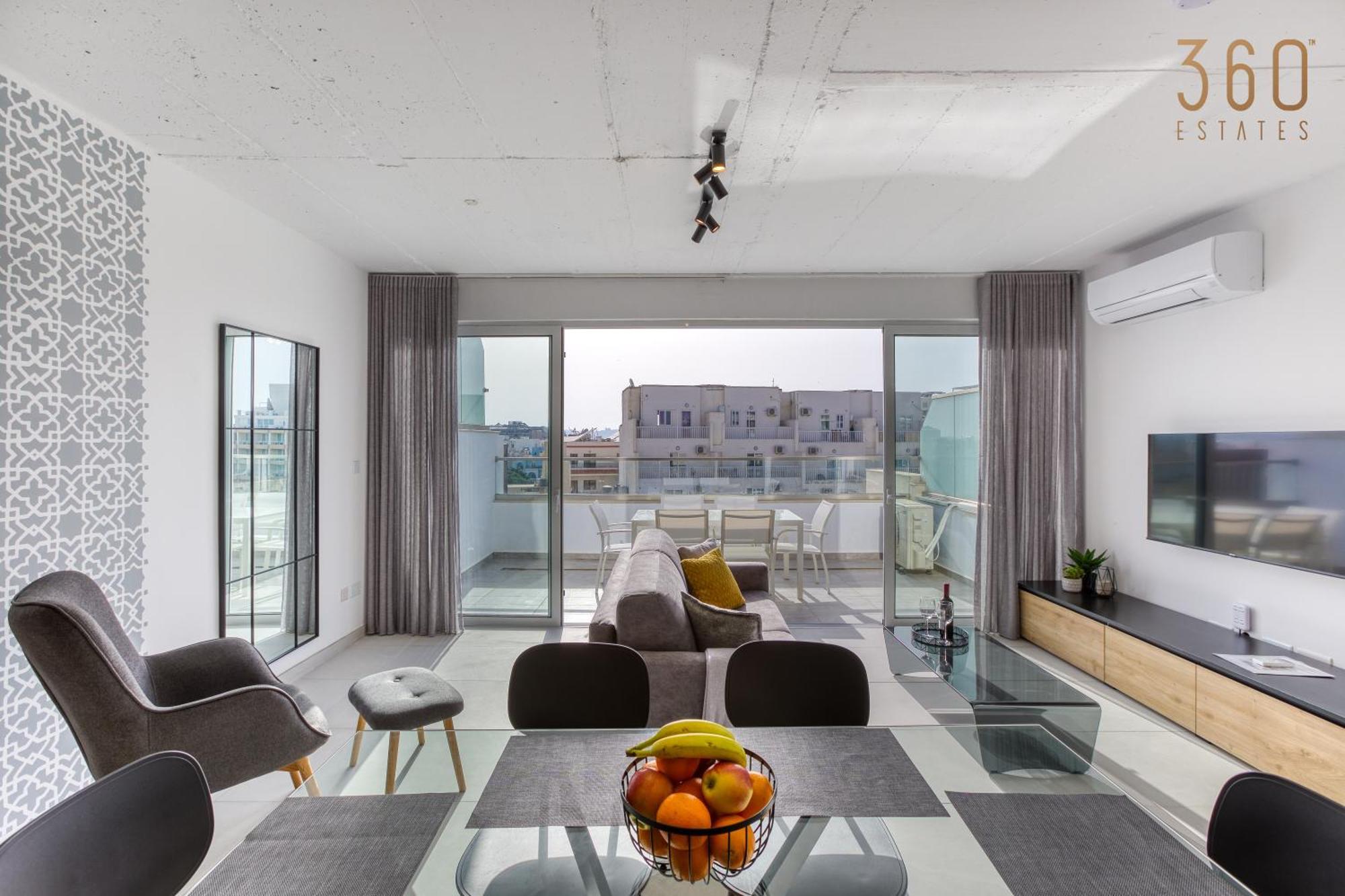 Apartment Plan Court Seaside In Qawra By 360 Estates St. Paul's Bay